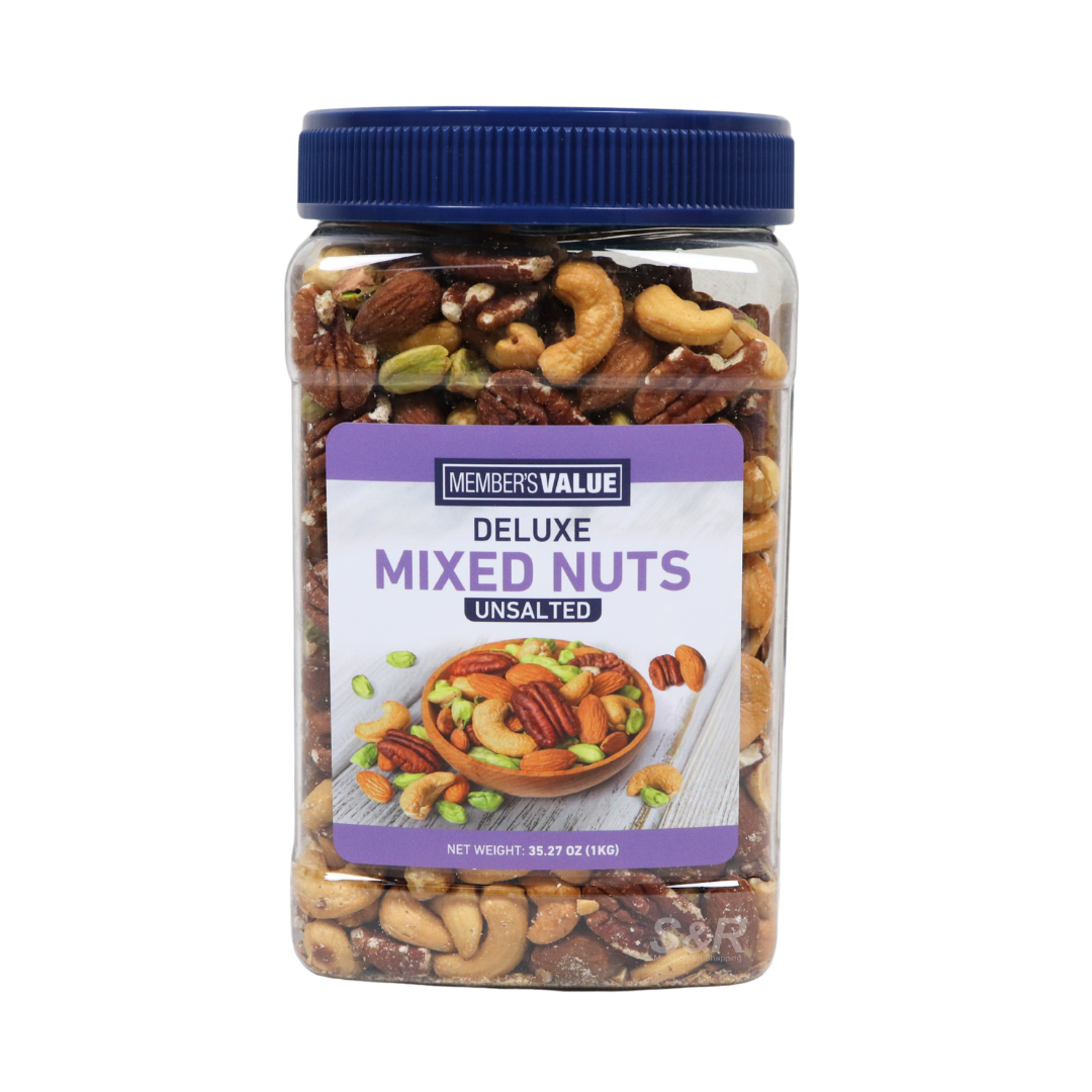 Member's Value Deluxe Unsalted Mixed Nuts 1kg
